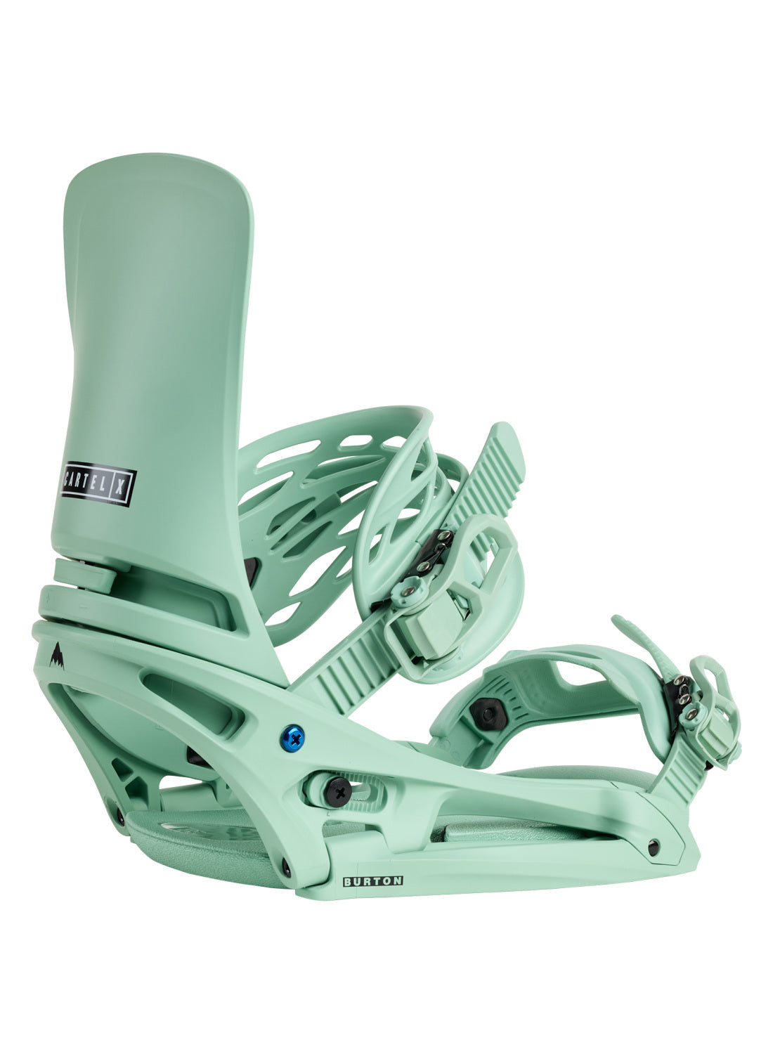 Men's Burton Cartel X EST Snowboard Bindings - Soft Sage - Burton Bindings Strap - alternate view 2