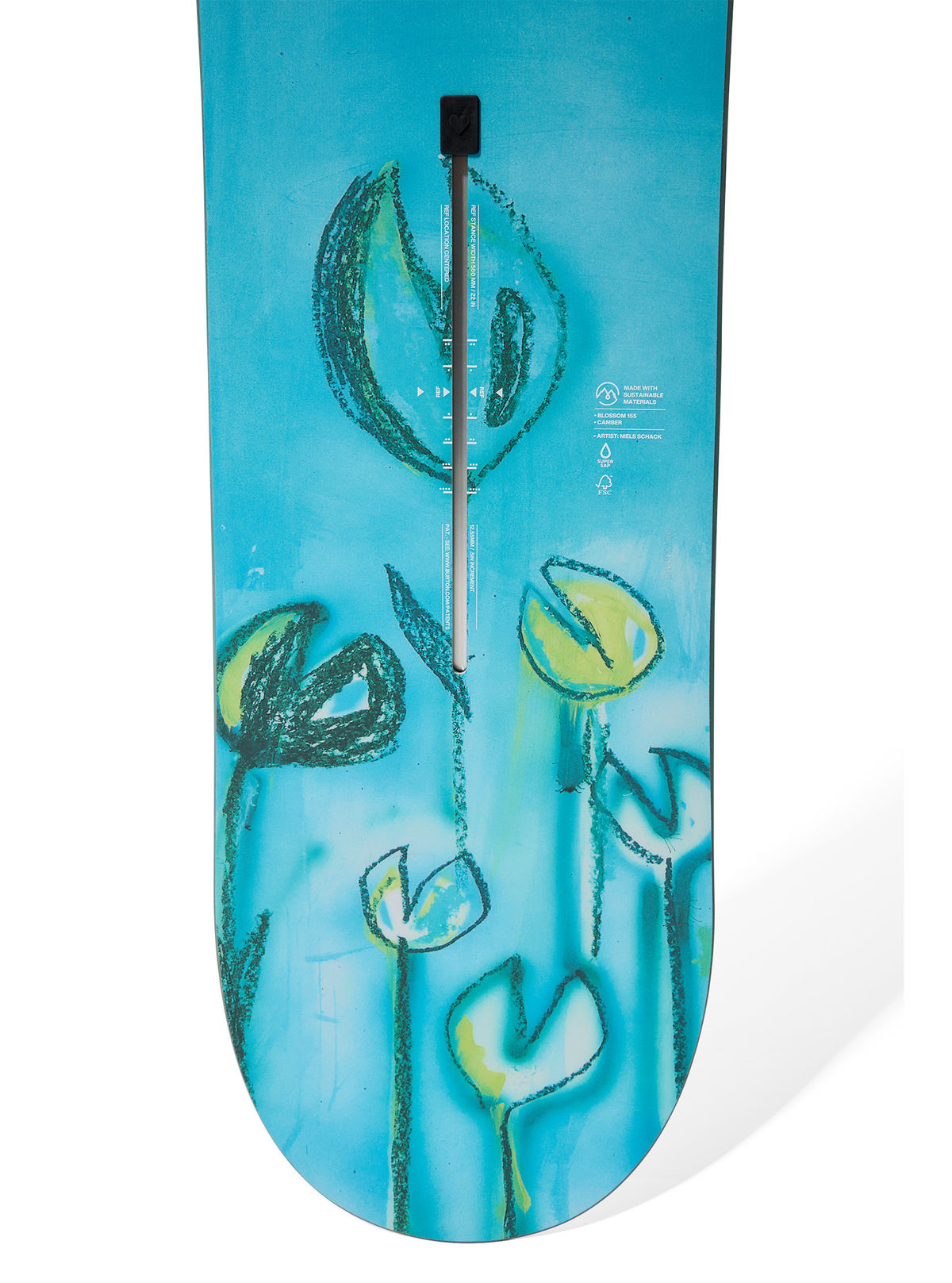 Burton Blossom Camber Snowboard - Frog - Burton Freestyle - alternate view 3