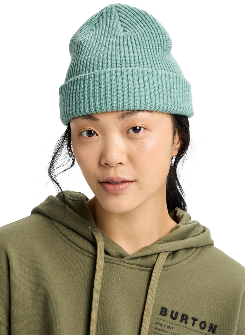 Burton Recycled DND Beanie (3 Pack) - Chestnut Brown / Blue Teal / Soft Sage - Burton Beanies - alternate view 3