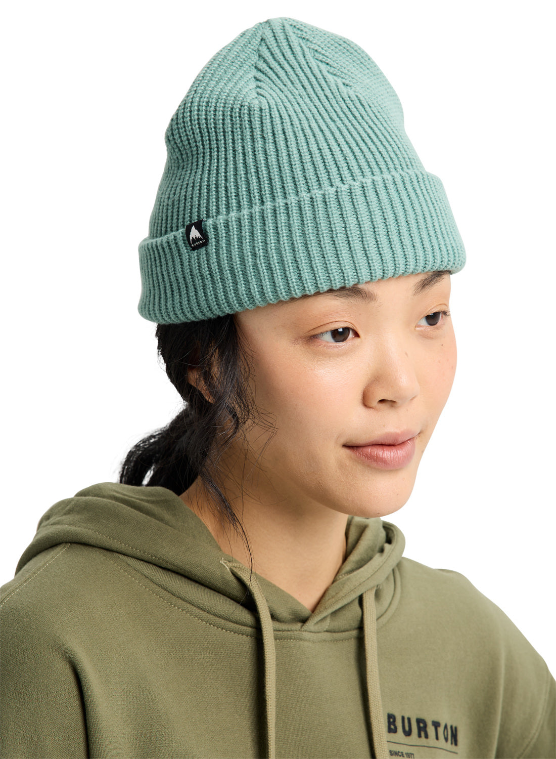 Burton Recycled DND Beanie (3 Pack) - Chestnut Brown / Blue Teal / Soft Sage - Burton Beanies - alternate view 4