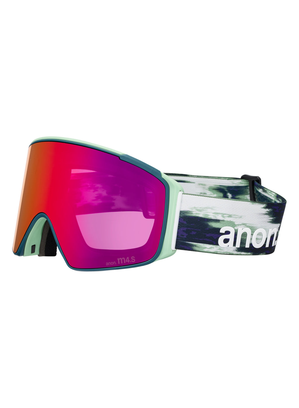 Anon M4S Goggles (Cylindrical) + Bonus Lens + MFI Face Mask - Family Tree / Perceive Sunny Red - Anon Magnatech Goggle - alternate view 3