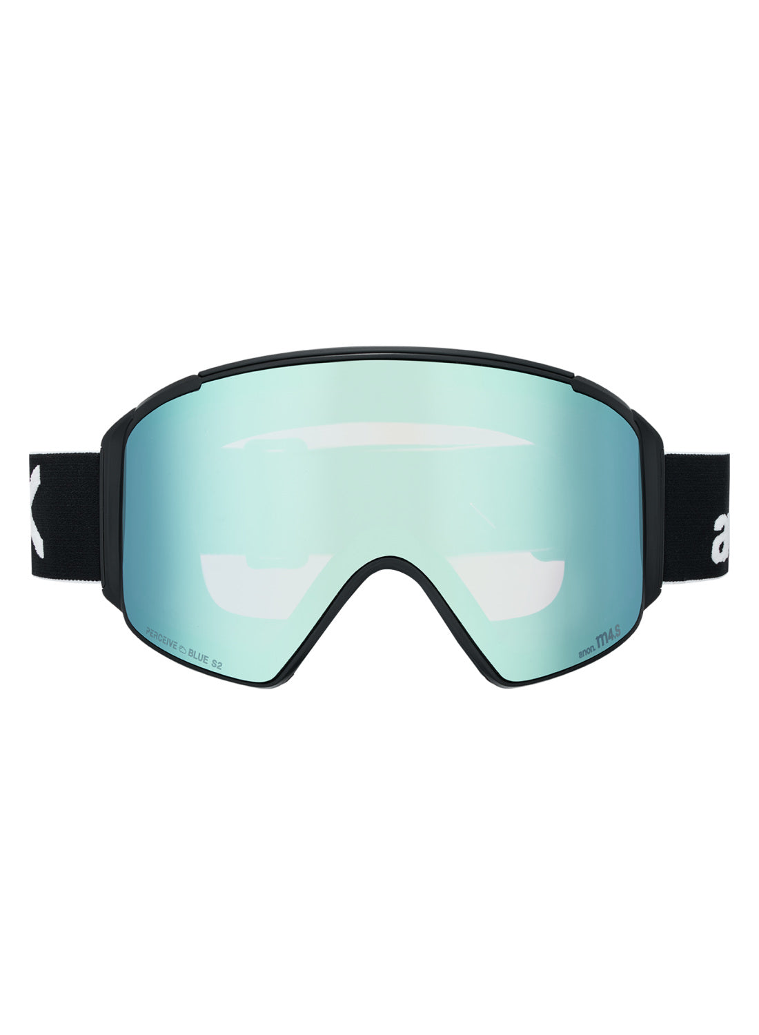 Anon M4S Goggles (Cylindrical) + Bonus Lens + MFI® Face Mask - Black Perceive Variable Blue OS