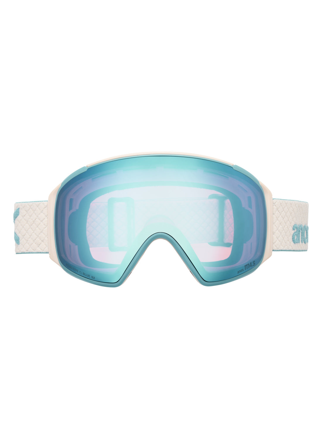 Anon M4S Goggles (Toric) + Bonus Lens + MFI® Face Mask - Oat Perceive Variable Blue OS