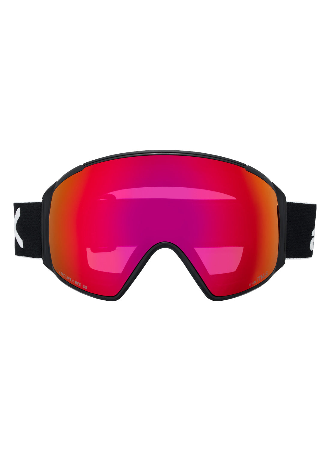 Anon M4S Goggles (Toric) + Bonus Lens + MFI® Face Mask - Black Perceive Sunny Red OS
