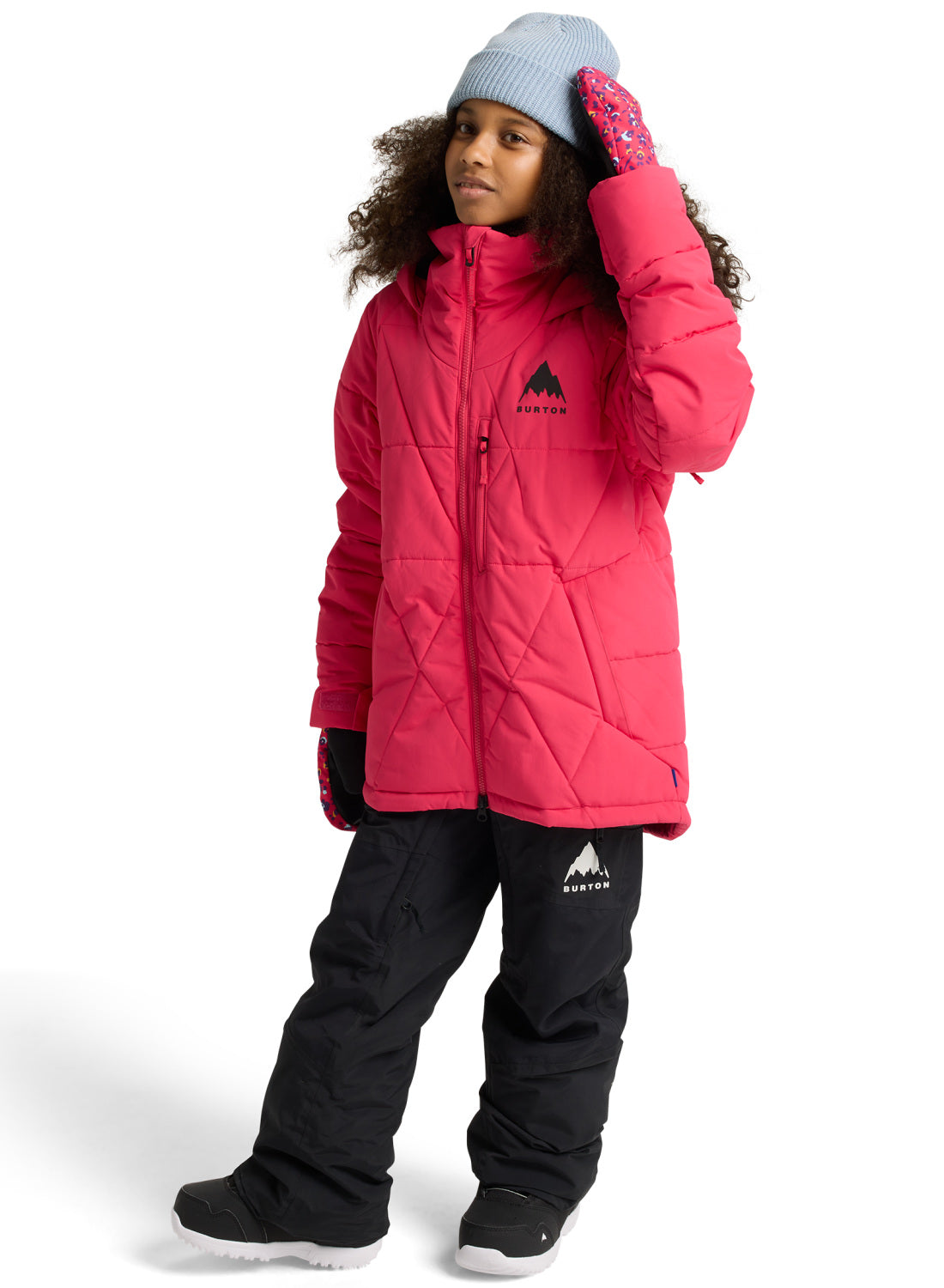 Kids' Burton Spindal 2L Jacket - Azalea Pink - Burton Jacket Outerwear - alternate view 2