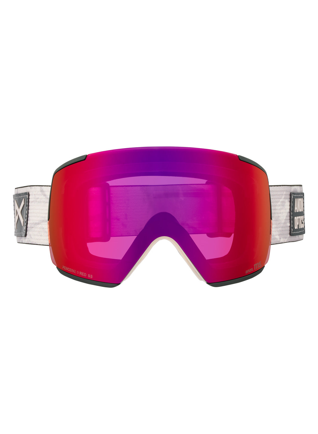 Anon M5 Goggles + Bonus Lens + MFI® Face Mask - Sediment Perceive Sunny Red OS
