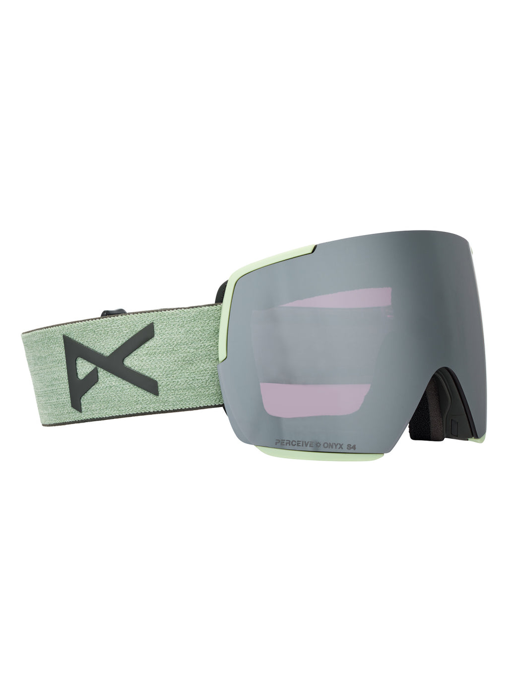Anon M5S Goggles + Bonus Lens + MFI Face Mask - Soft Sage / Perceive Sunny Onyx - Anon Magnatech Goggle