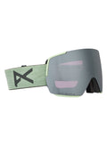 Anon M5S Goggles + Bonus Lens + MFI Face Mask - Frame: Soft Sage, Lens: Perceive Sunny Onyx (6% / S4), Spare Lens: Perceive Variable Violet (34% / S2) - Magnatech Goggle