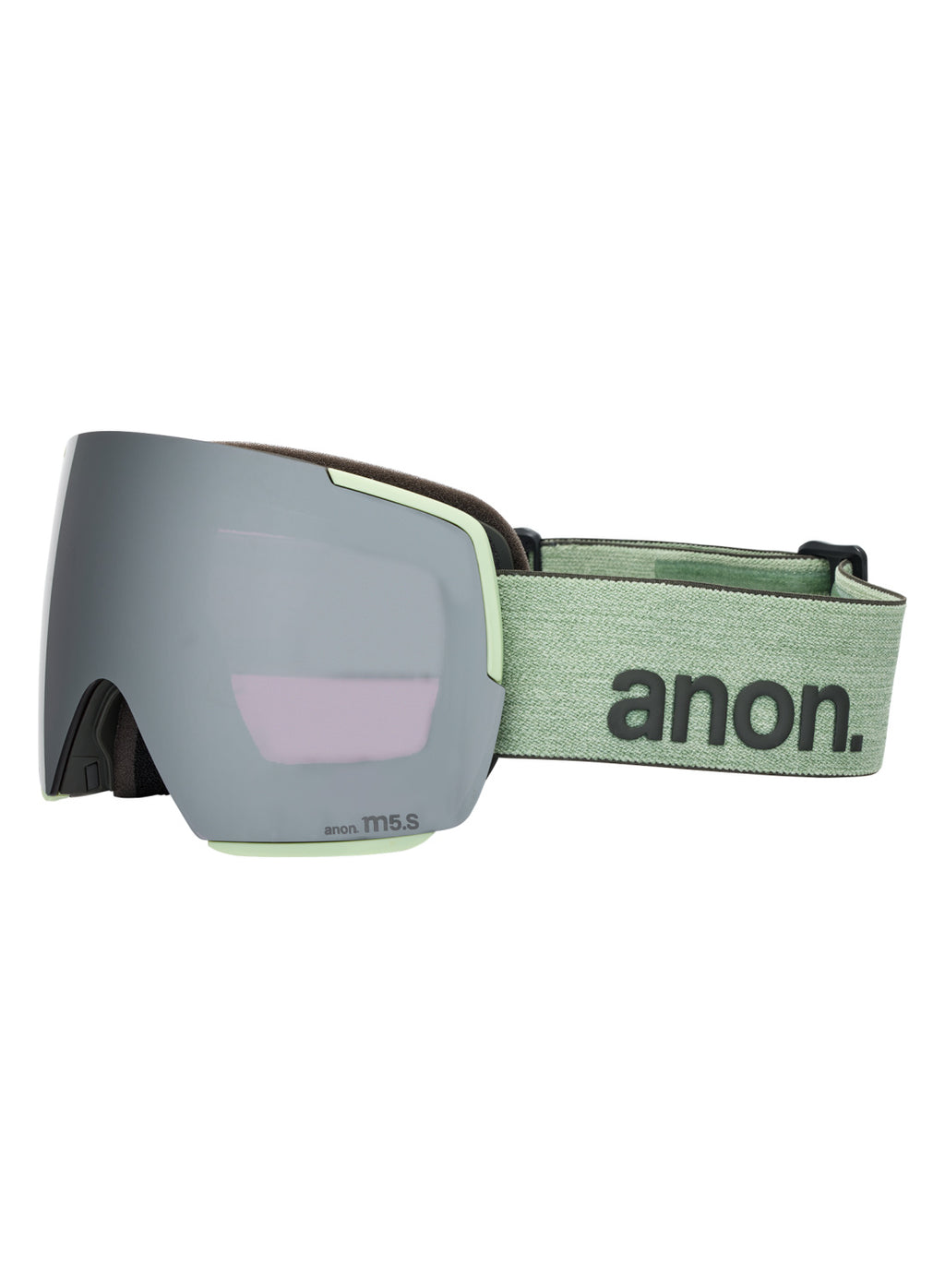 Anon M5S Goggles + Bonus Lens + MFI Face Mask - Soft Sage / Perceive Sunny Onyx - Anon Magnatech Goggle - alternate view 3