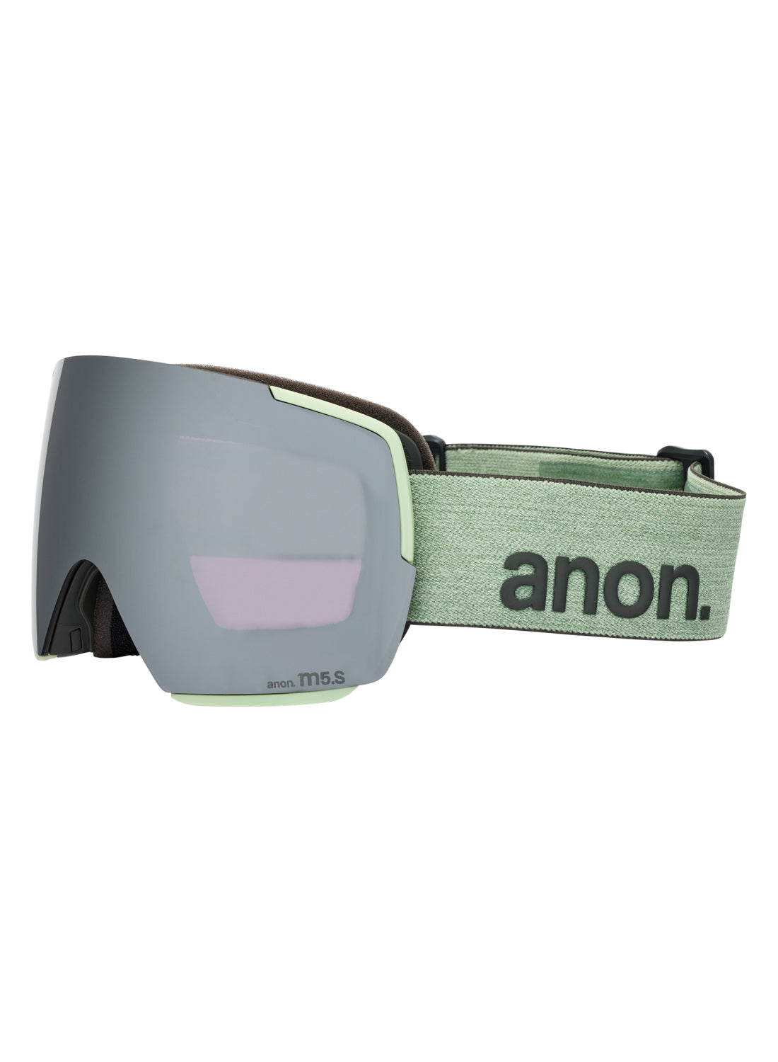 Anon M5S Goggles + Bonus Lens + MFI Face Mask - Soft Sage / Perceive Sunny Onyx - Anon Magnatech Goggle - alternate view 3