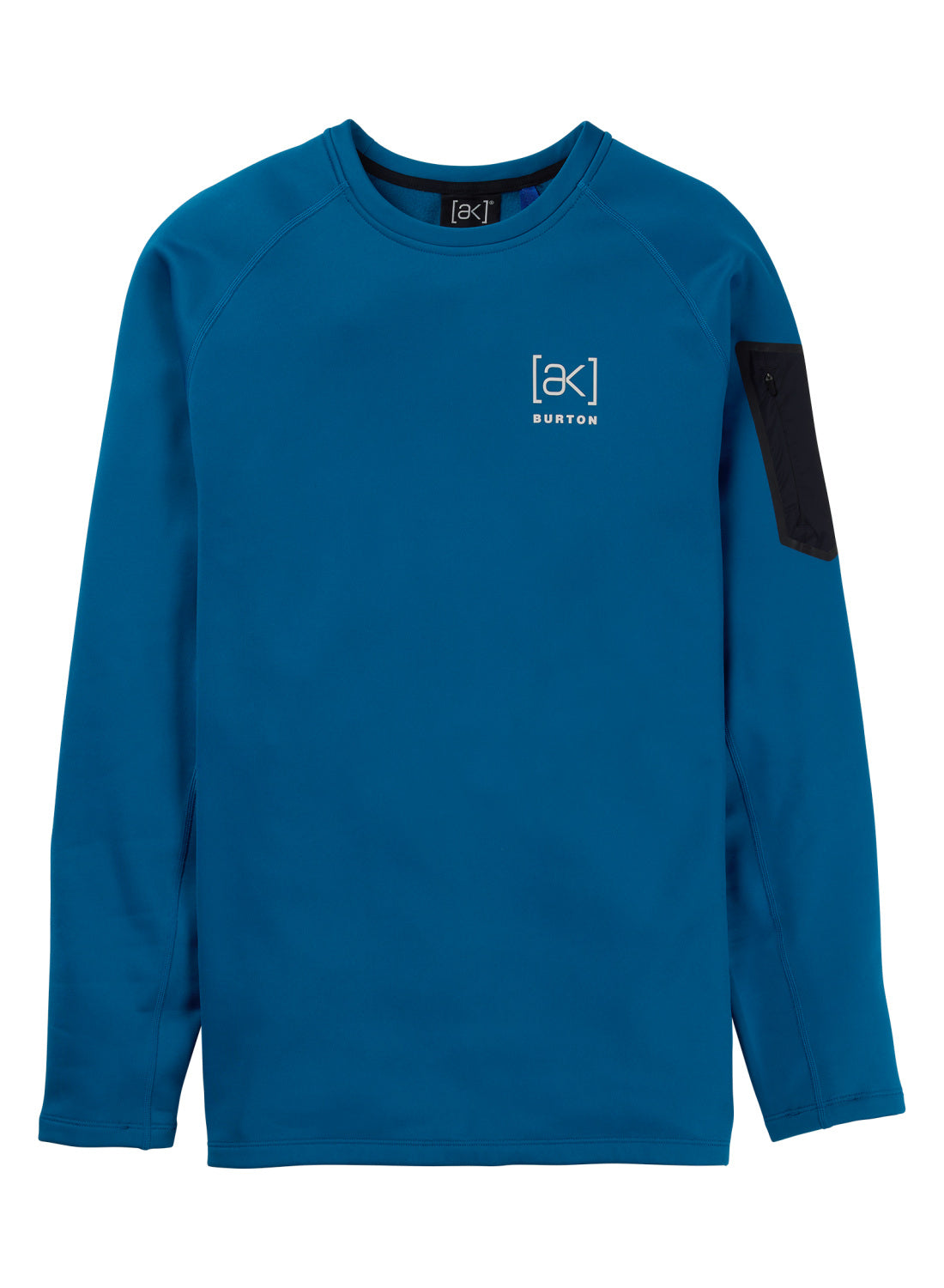 Men's Burton [ak] Baker Stretch Crewneck Fleece - Blue Teal