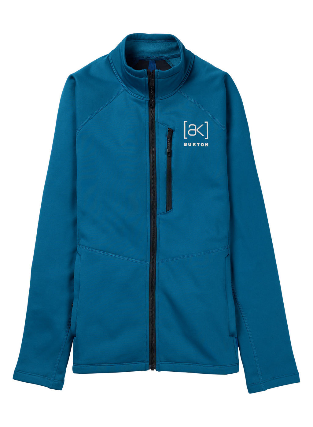 Women's Burton [ak] Baker Stretch Fleece Full-Zip - Blue Teal - Burton Jacket Mid
