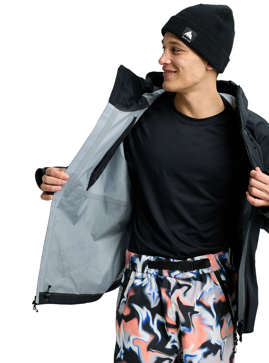 Burton Futuretrust 3L Jacket - True Black - Burton Jacket Outerwear - alternate view 9