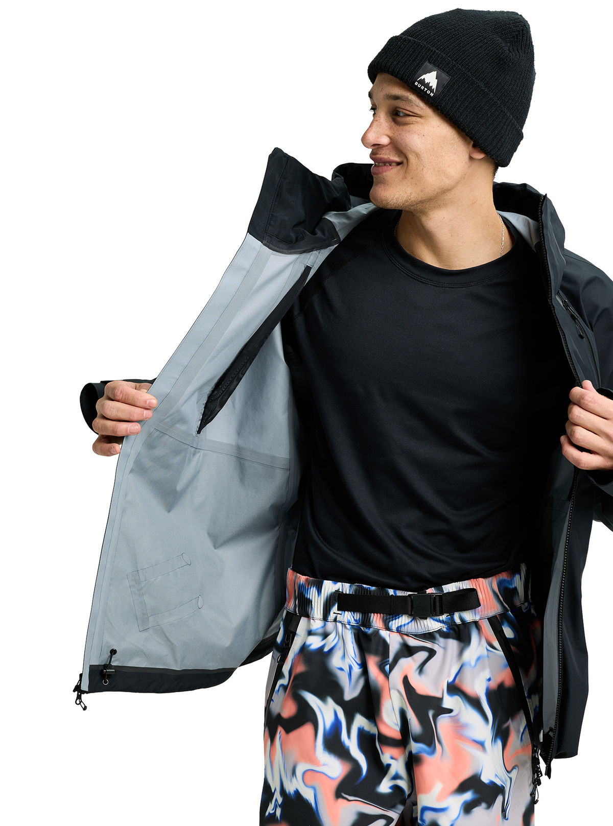Burton Futuretrust 3L Jacket - True Black - Burton Jacket Outerwear - alternate view 9