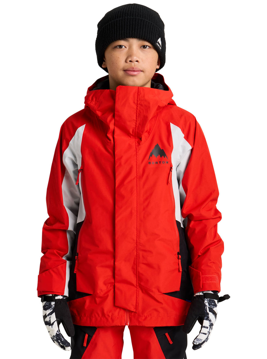 Kids' Burton GORE-TEX Shell Jacket - Flame Scarlet / True Black - Burton Jacket Outerwear - alternate view 4