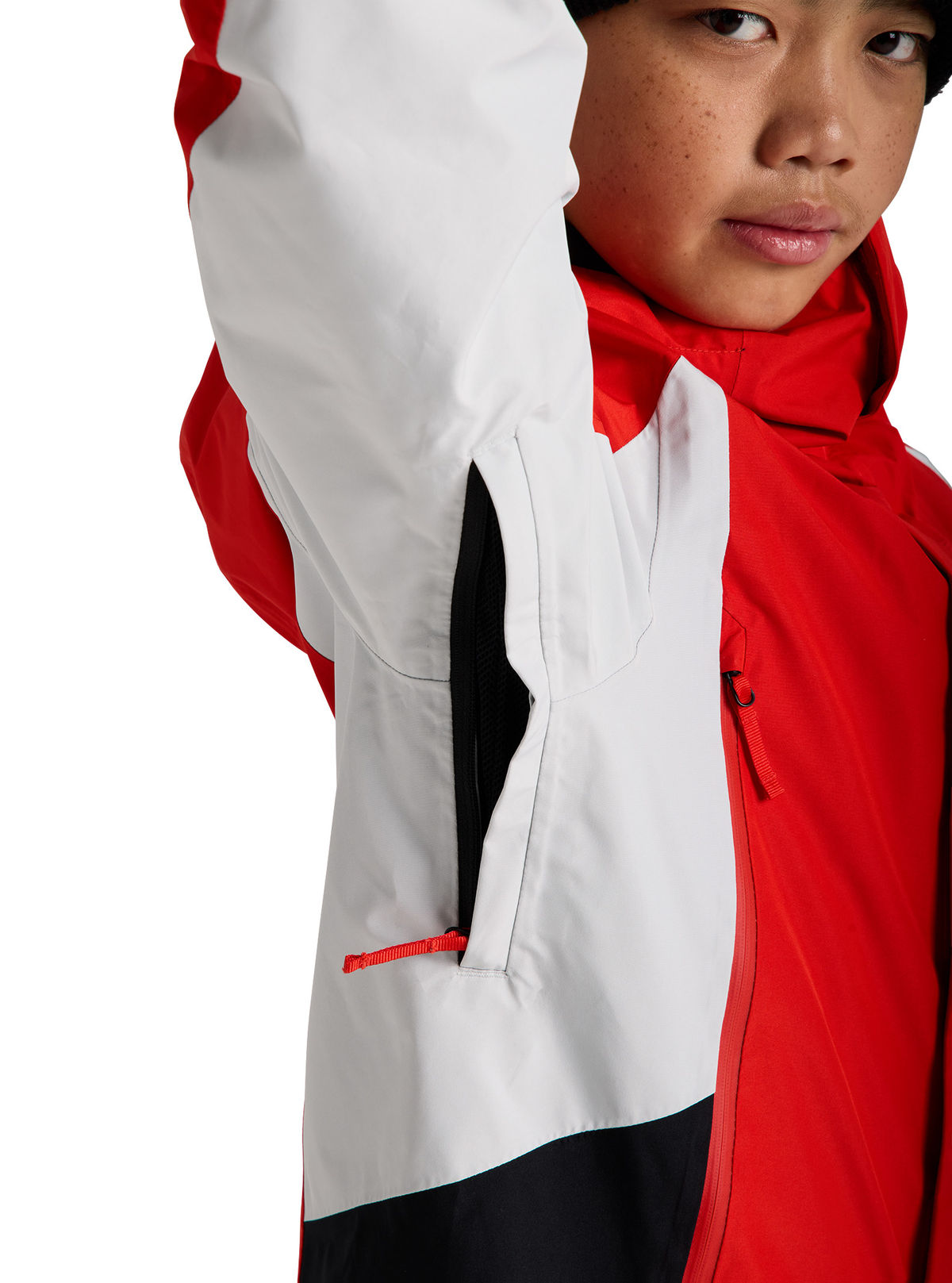 Kids' Burton GORE-TEX Shell Jacket - Flame Scarlet / True Black - Burton Jacket Outerwear - alternate view 8