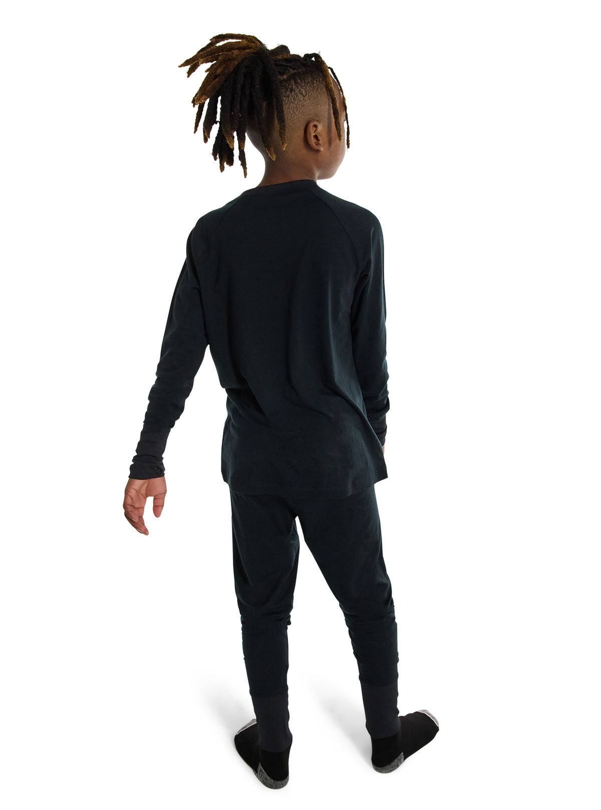 Kids' & Toddlers' Burton Merino Wool Base Layer Set - True Black - Pants Base