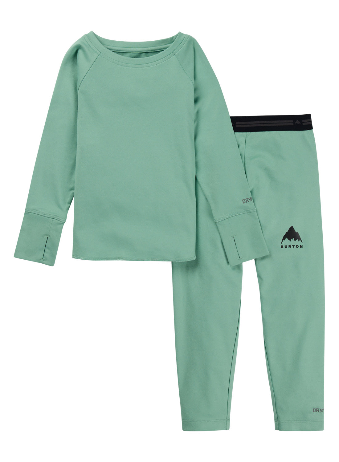 Kids' & Toddlers' Burton Midweight Base Layer Set - Soft Sage