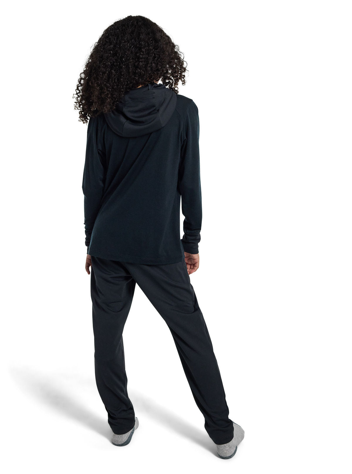 Kids' Burton Outbeam Merino Wool Set - True Black - Pants Base
