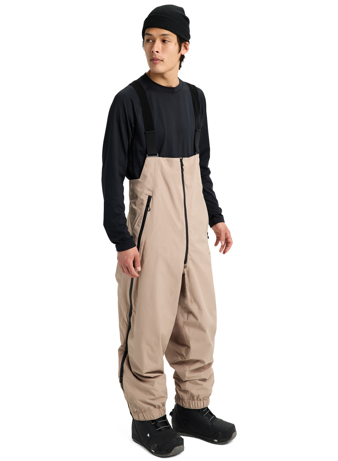 Burton Futuretrust 2L Bib Pants - Summit Taupe - Pants Outerwear