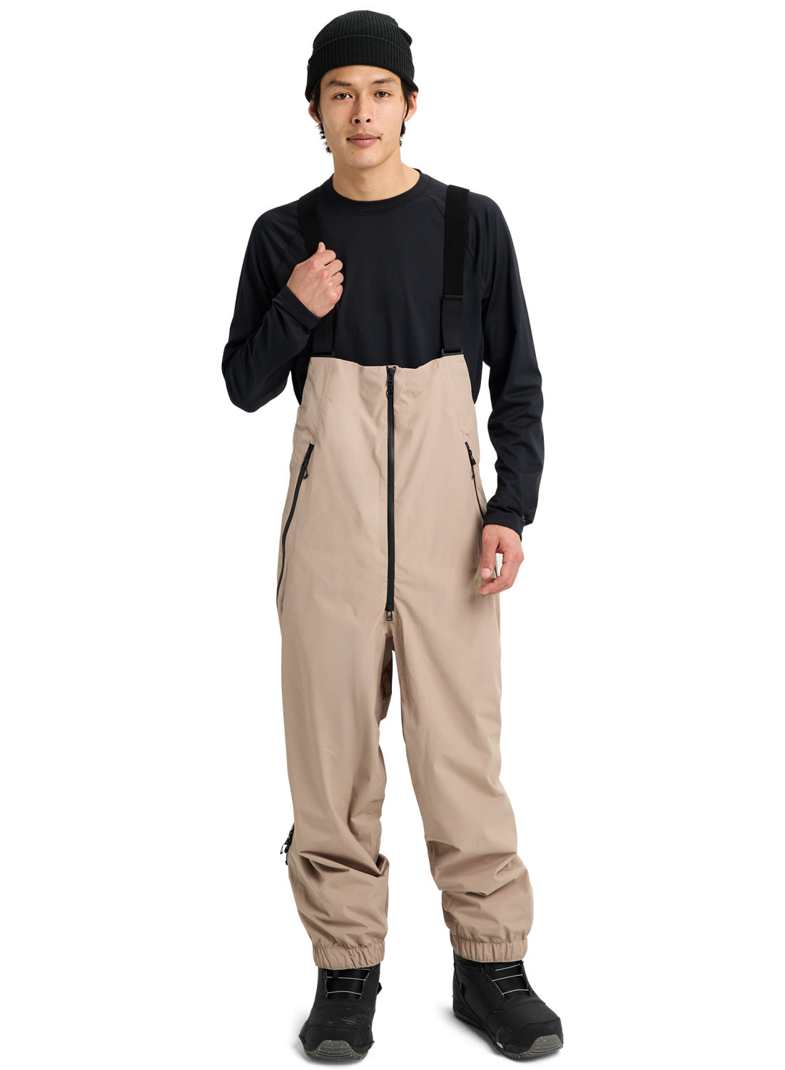 Burton Futuretrust 2L Bib Pants - Summit Taupe - Pants Outerwear