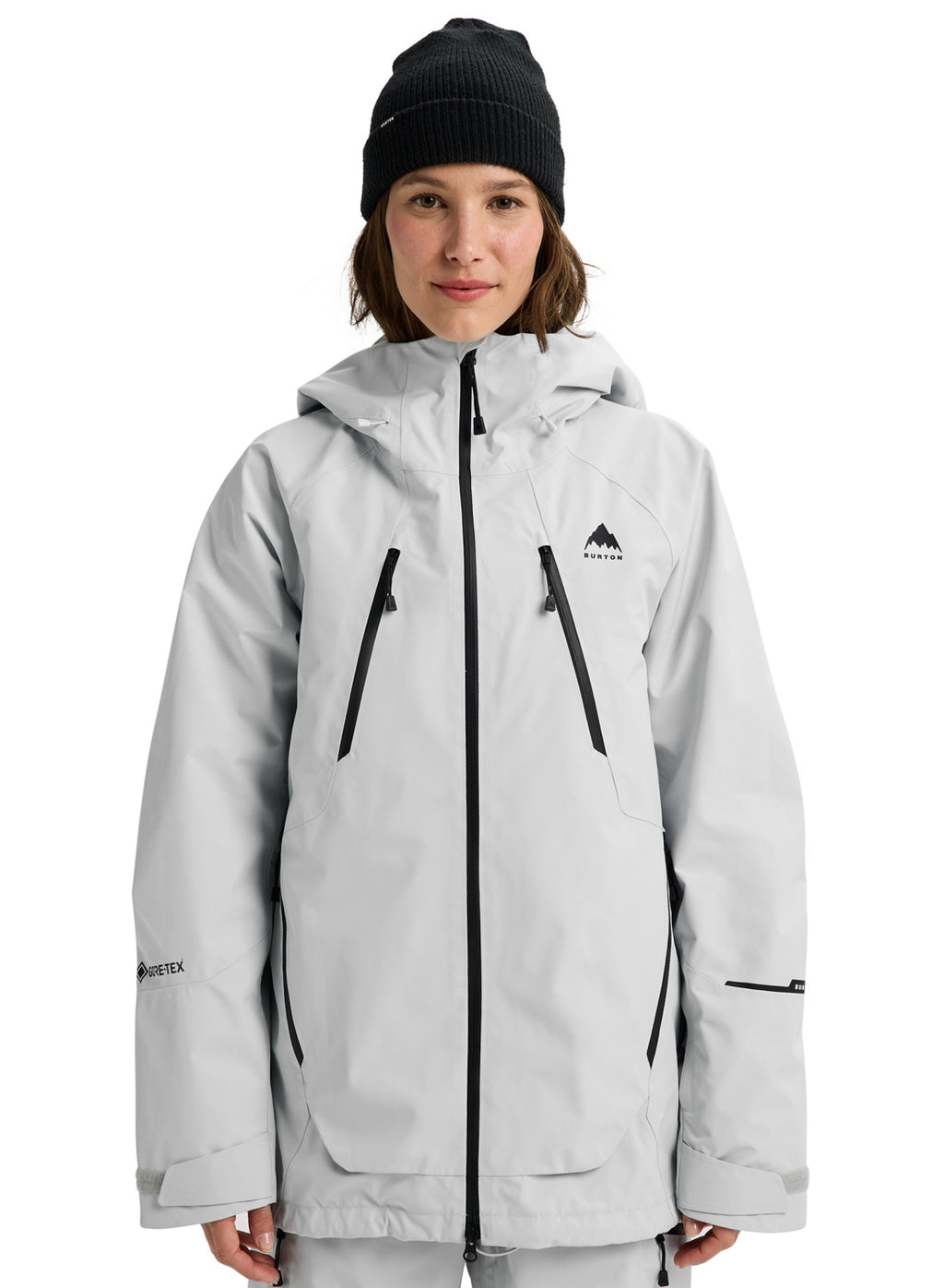 Women's Burton Reserve GORE-TEX 2L Jacket - Gray Cloud - Burton Jacket Outerwear - alternate view 3