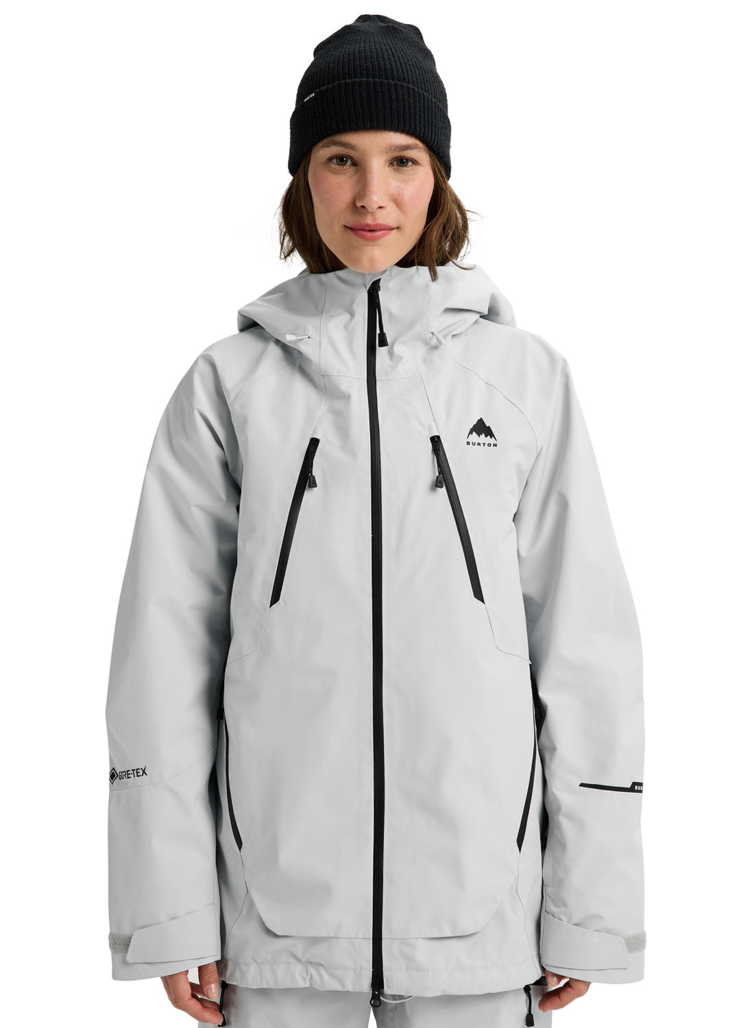 Women's Burton Reserve GORE-TEX 2L Jacket - Gray Cloud - Burton Jacket Outerwear - alternate view 3