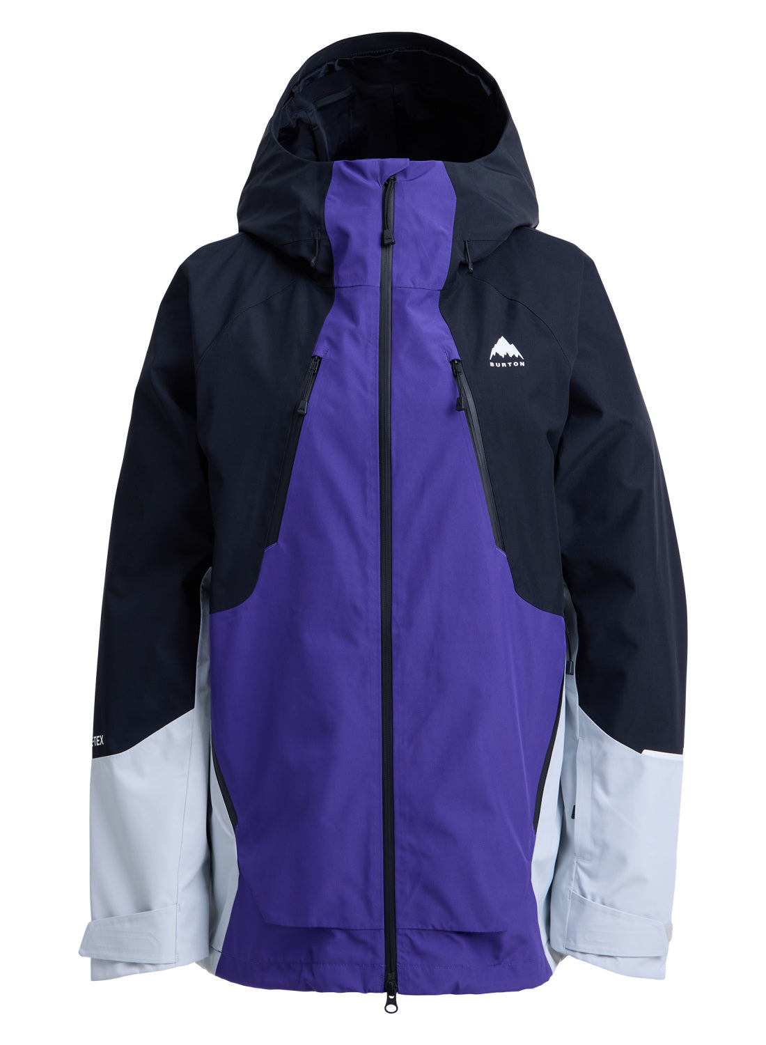 Women's Burton Reserve GORE-TEX 2L Jacket - Prism Violet True Black Gray Cloud