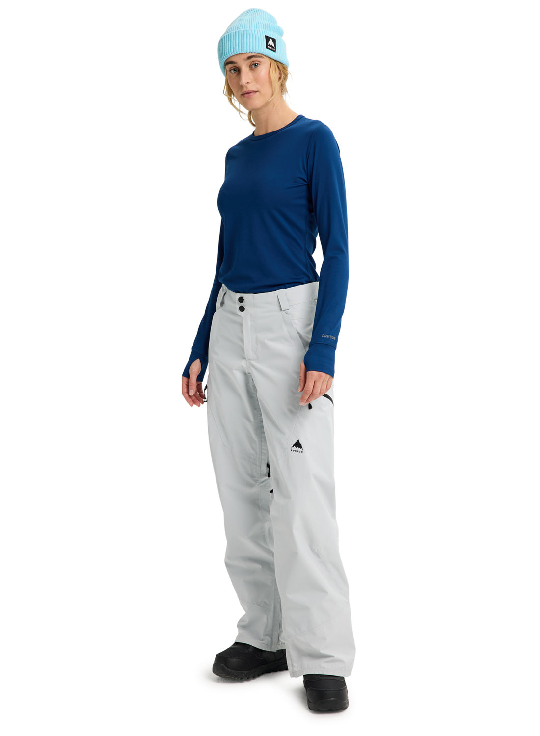 Women's Burton Reserve GORE-TEX 2L Pants - Gray Cloud - Burton Pants Outerwear - alternate view 2
