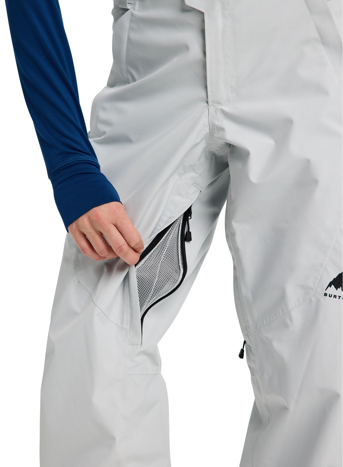 Women's Burton Reserve GORE-TEX 2L Pants - Gray Cloud - Burton Pants Outerwear - alternate view 7