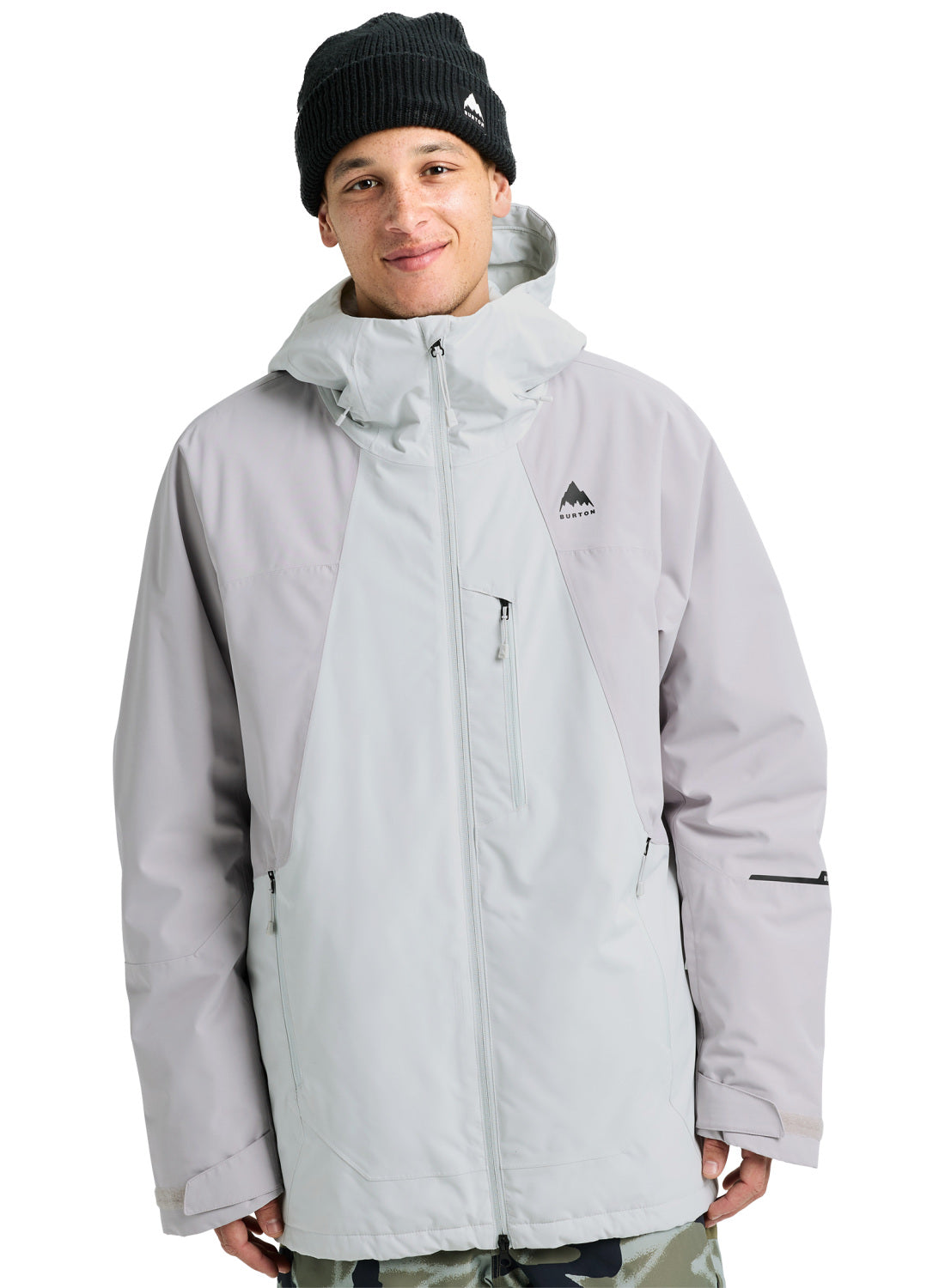 Men's Burton Reserve 2L Insulated Jacket - Gray Cloud/Washed Lavender - Burton Jacket Outerwear - alternate view 3