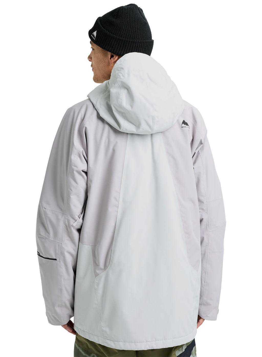 Men's Burton Reserve 2L Insulated Jacket - Gray Cloud/Washed Lavender - Burton Jacket Outerwear - alternate view 4