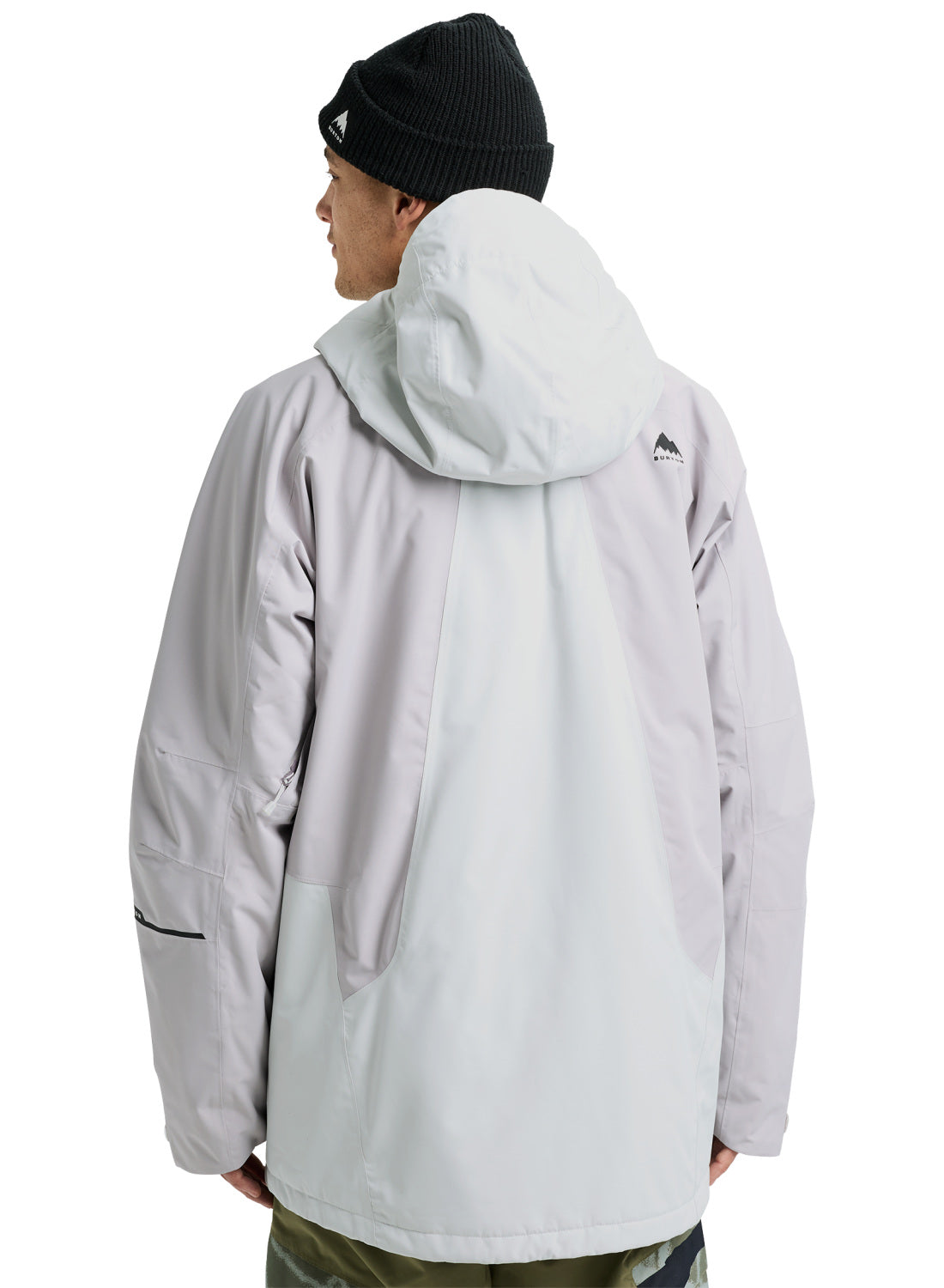 Men's Burton Reserve 2L Insulated Jacket - Gray Cloud/Washed Lavender - Burton Jacket Outerwear - alternate view 4