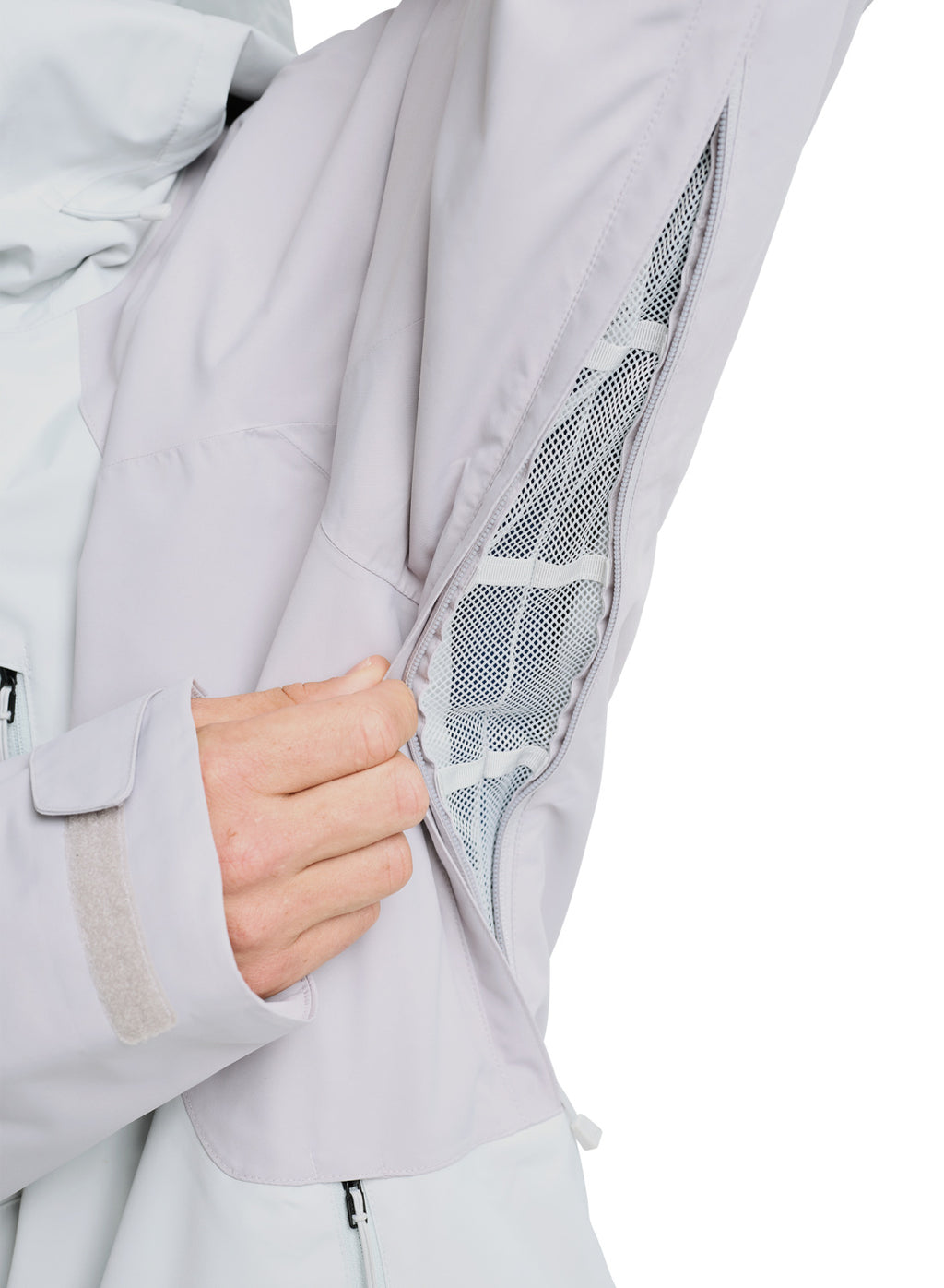 Men's Burton Reserve 2L Insulated Jacket - Gray Cloud/Washed Lavender - Burton Jacket Outerwear - alternate view 8
