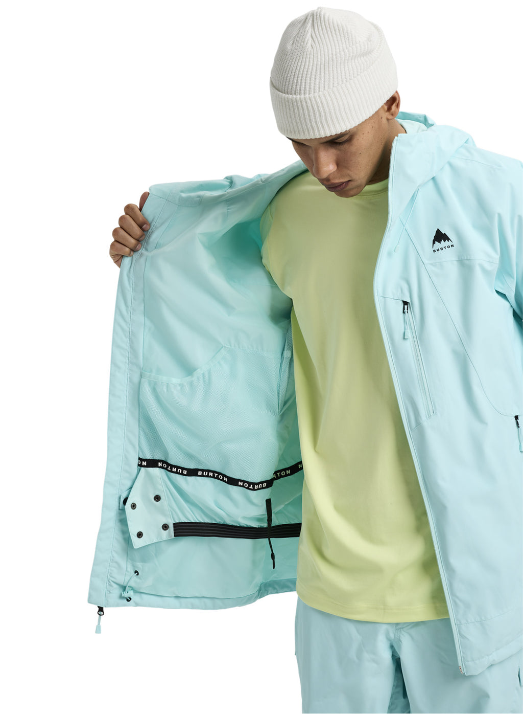 Men's Burton Reserve 2L Jacket - Light Teal - Burton Jacket Outerwear - alternate view 9