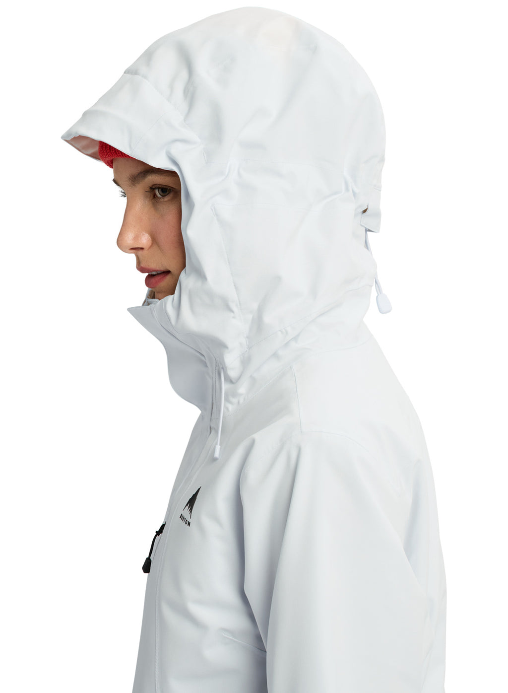 Women's Burton Reserve 2L Insulated Stretch Slim Jacket - Stout White - Burton Jacket Outerwear - alternate view 5