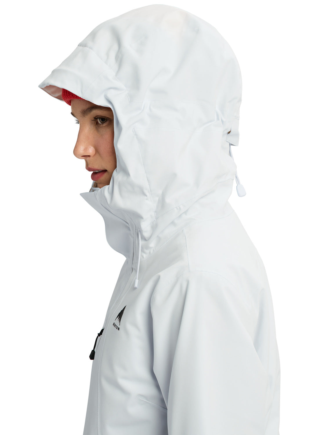 Women's Burton Reserve 2L Insulated Stretch Slim Jacket - Stout White - Burton Jacket Outerwear - alternate view 5