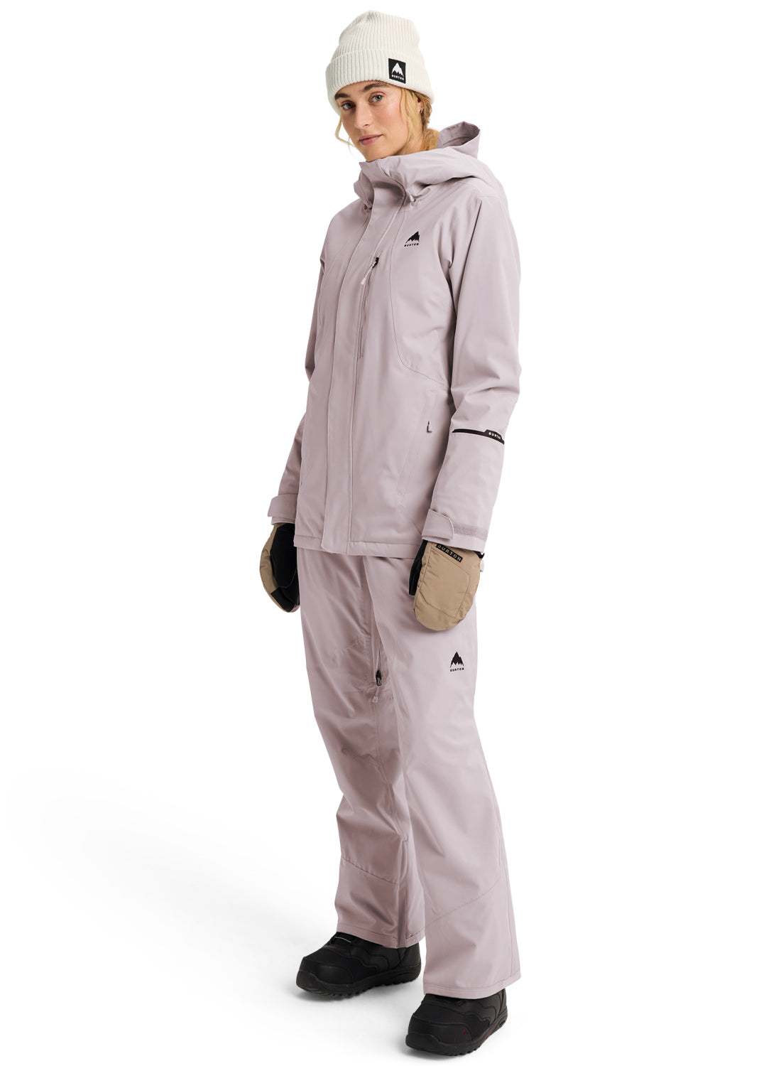 Women's Burton Reserve 2L Insulated Stretch Slim Jacket - Washed Lavender - Burton Jacket Outerwear - alternate view 2