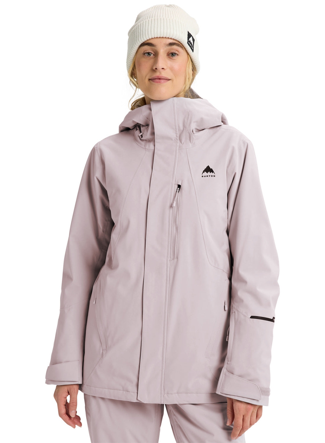 Women's Burton Reserve 2L Insulated Stretch Slim Jacket - Washed Lavender - Burton Jacket Outerwear - alternate view 3