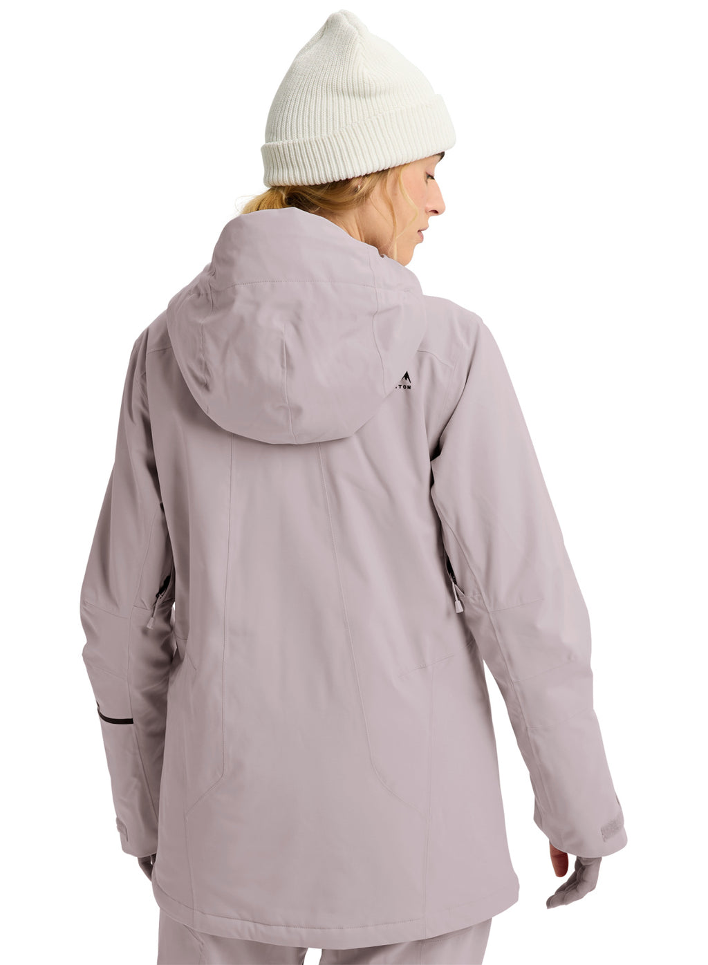 Women's Burton Reserve 2L Insulated Stretch Slim Jacket - Washed Lavender - Burton Jacket Outerwear - alternate view 4