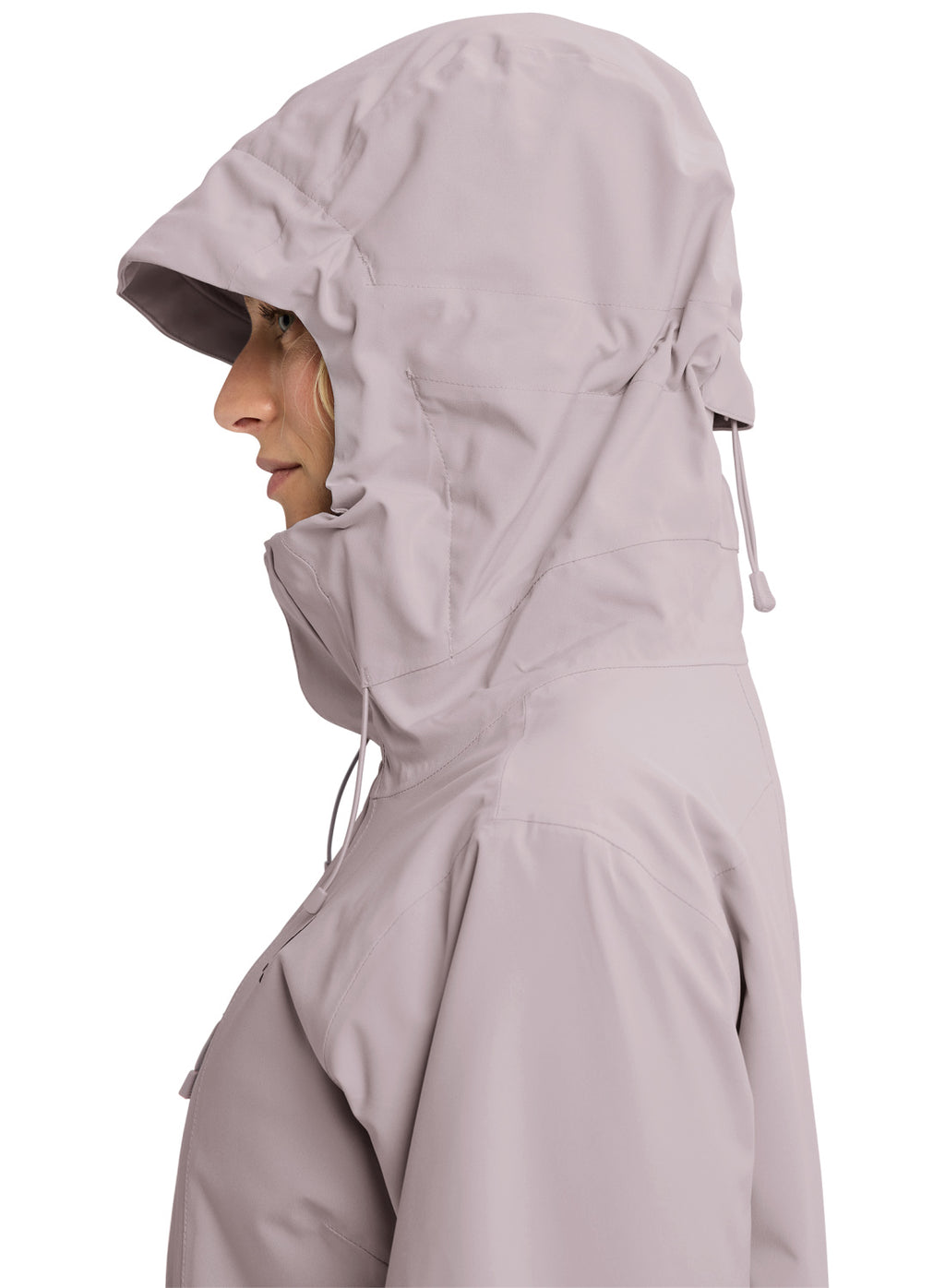 Women's Burton Reserve 2L Insulated Stretch Slim Jacket - Washed Lavender - Burton Jacket Outerwear - alternate view 5