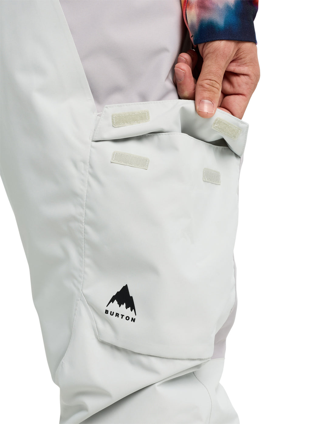 Men's Burton Reserve 2L Insulated Pants - Gray Cloud / Washed Lavender - Burton Pants Outerwear - alternate view 7