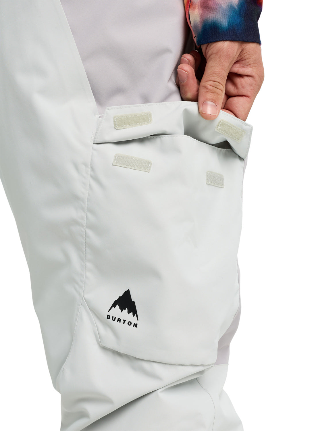 Men's Burton Reserve 2L Insulated Pants - Gray Cloud / Washed Lavender - Burton Pants Outerwear - alternate view 7