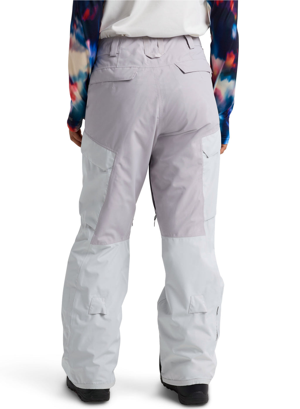 Women's Burton Reserve 2L Pants - Gray Cloud / Washed Lavender - Burton Pants Outerwear - alternate view 4