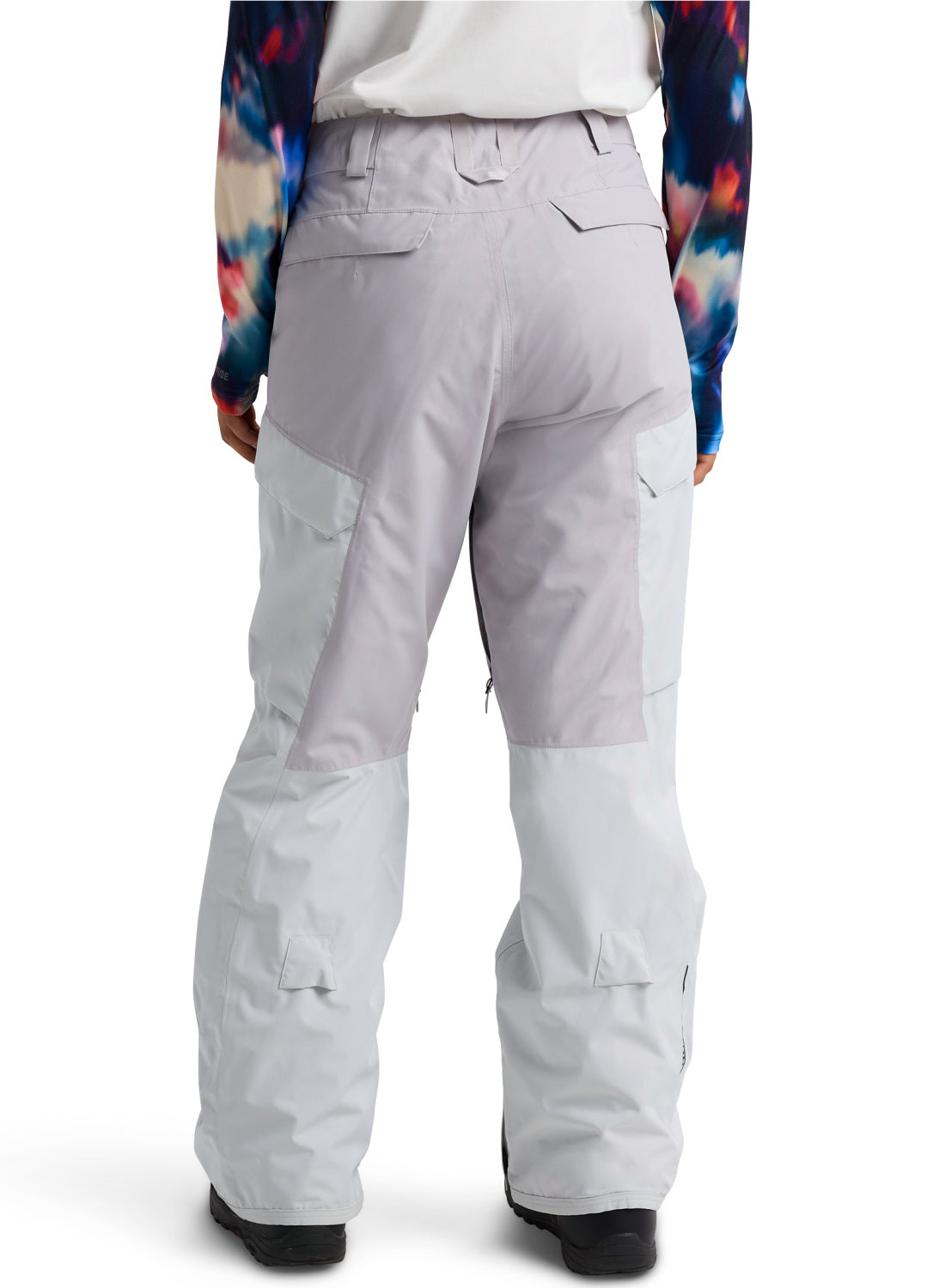 Women's Burton Reserve 2L Pants - Gray Cloud / Washed Lavender - Burton Pants Outerwear - alternate view 4