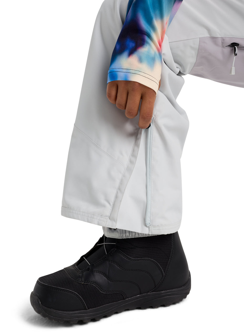 Women's Burton Reserve 2L Pants - Gray Cloud / Washed Lavender - Burton Pants Outerwear - alternate view 8