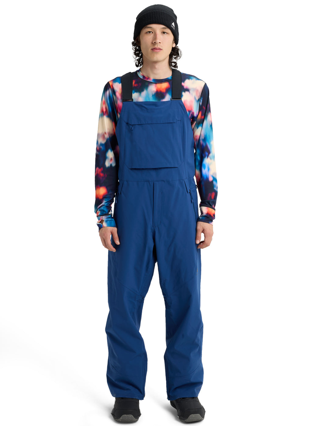 Men's Burton Reserve 2L Stretch Bib Pants - Nightfall - Burton Bibs Outerwear - alternate view 3