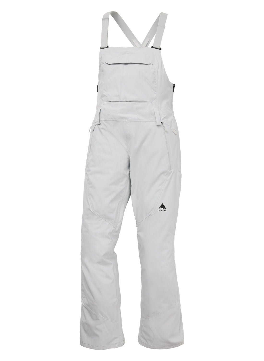 Women's Burton Reserve 2L Stretch Bib Pants - Gray Cloud