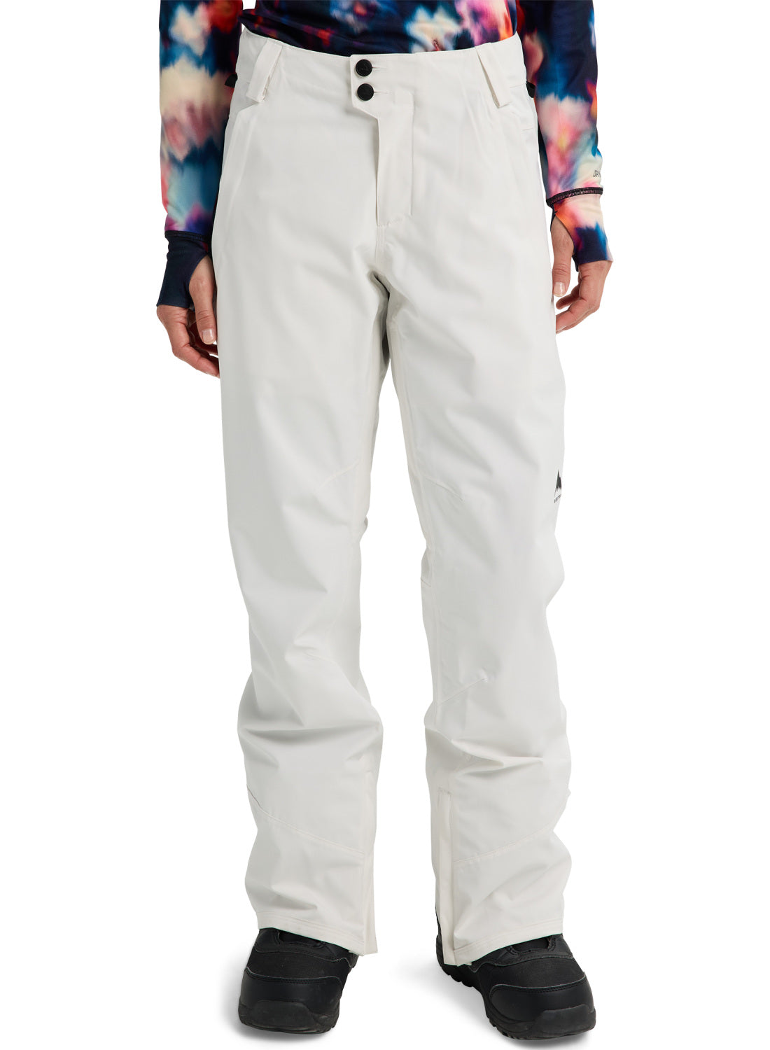 Women's Burton Reserve 2L Stretch Pants - Stout White - Burton Pants Outerwear - alternate view 3
