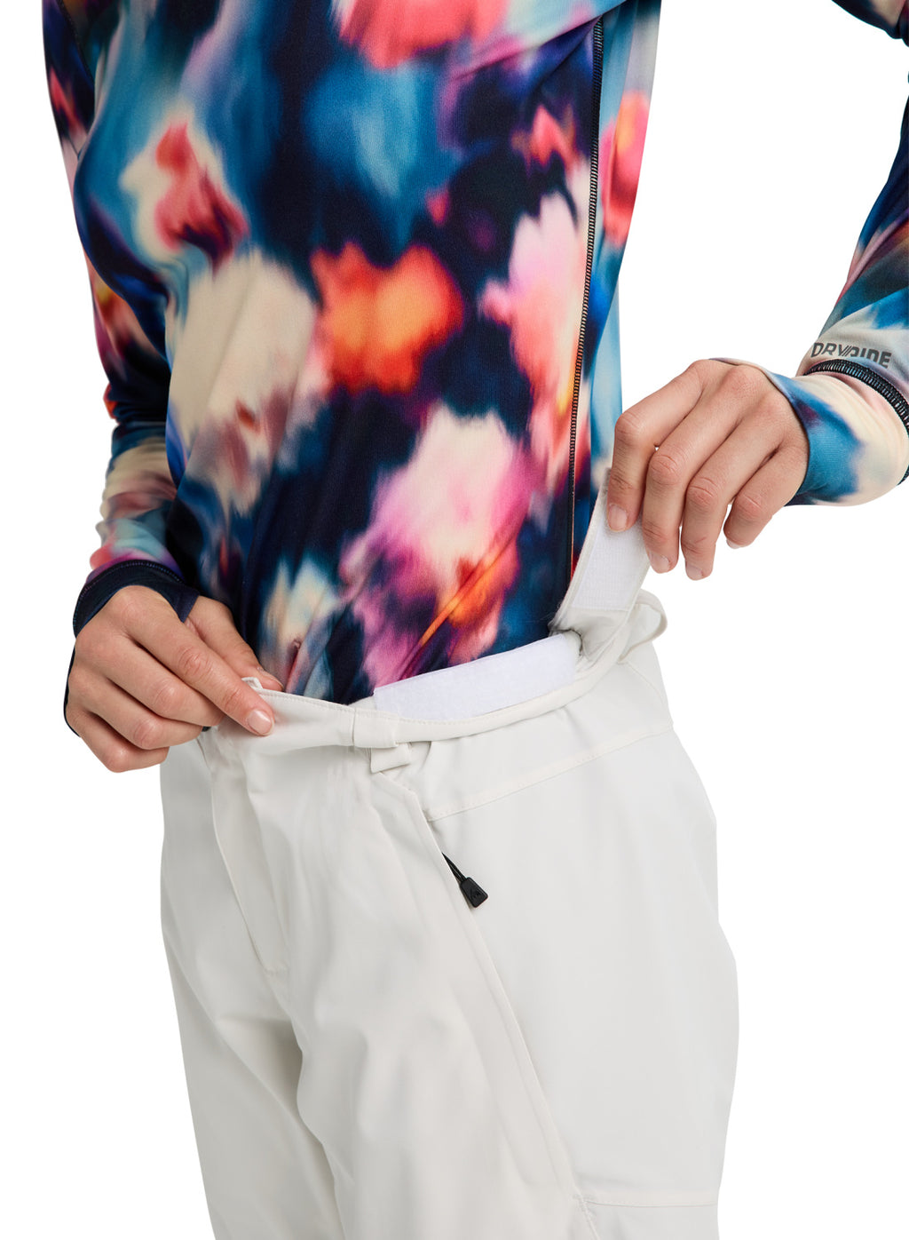 Women's Burton Reserve 2L Stretch Pants - Stout White - Burton Pants Outerwear - alternate view 5